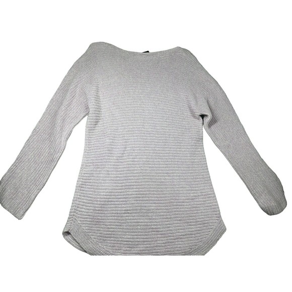 Talbots Sweater Women Purple Knit L Large‎ Long Sleeve Crew Neck Pima Cotton - Picture 2 of 8